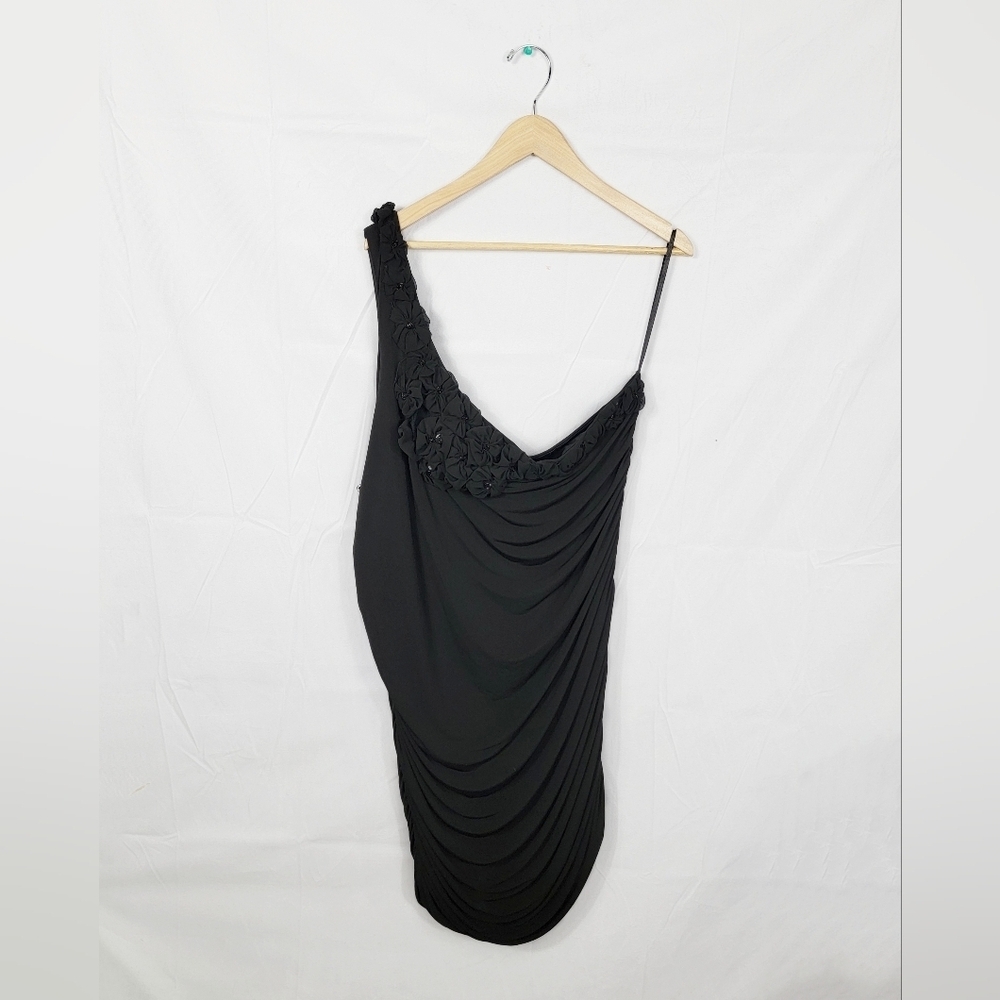 Torrid Size 4 Elegant Black One-Shoulder Dress